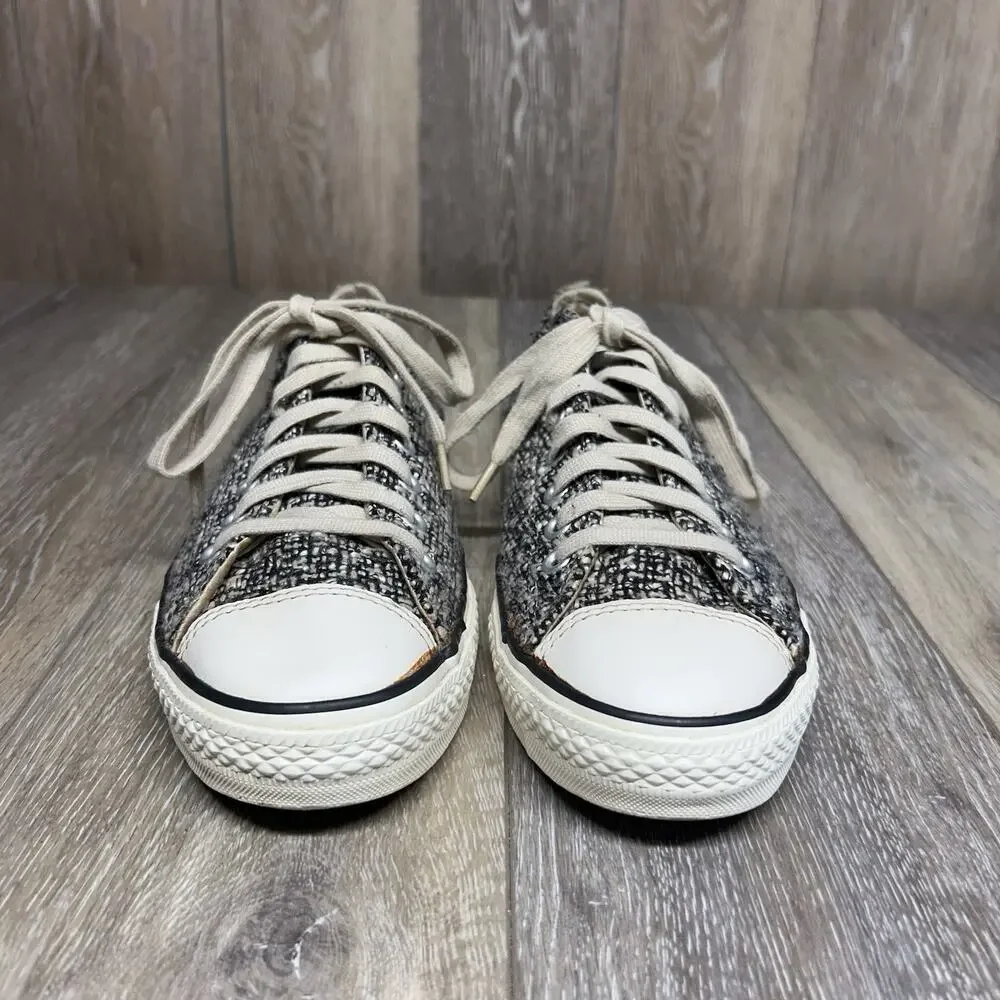 Converse Knit 1V567 All Star Low Top Gray Sneaker Shoes Unisex Size M 9 / W 11